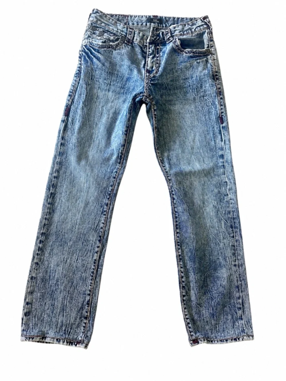 True Religion Ricky Flap Super T Relaxed Straight Jeans